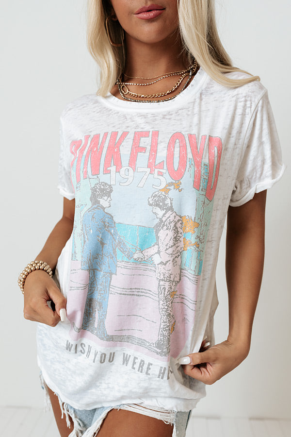 Pink Floyd Wish You Were Here 1975 Tee Image - 4