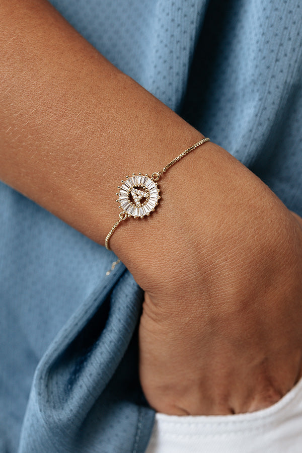 Everlasting Love Initial Bracelet Image - 2