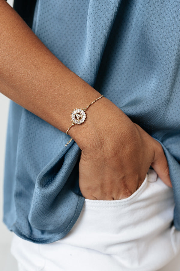 Everlasting Love Initial Bracelet Image - 3