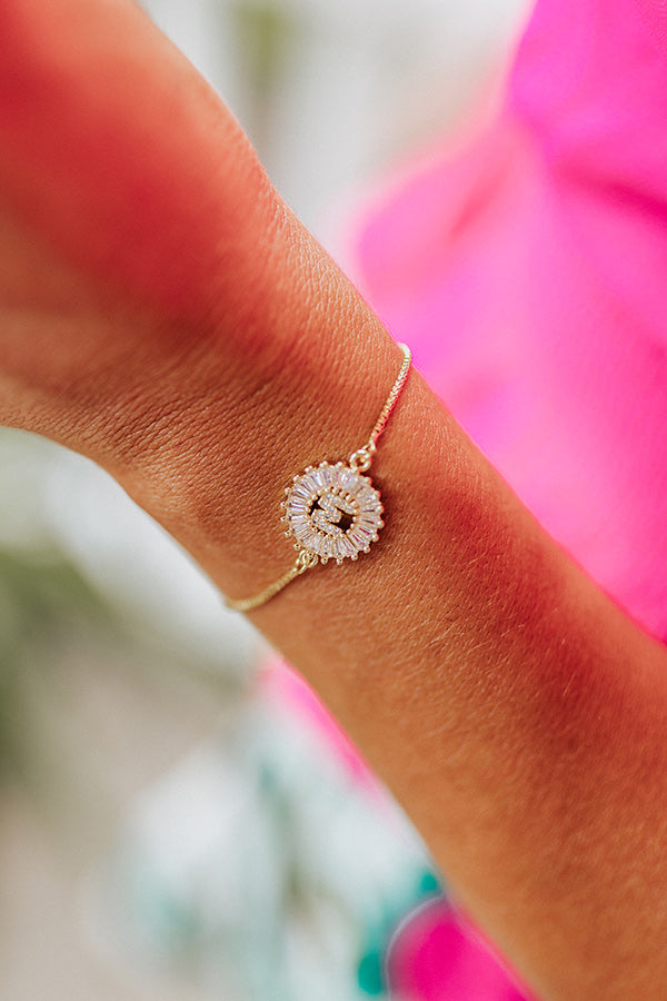 Everlasting Love Initial Bracelet Image - 4