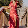 Sweet Muse Linen Maxi in Raspberry Image - 1