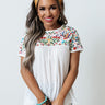Garden Villa Embroidered Top Image - 1