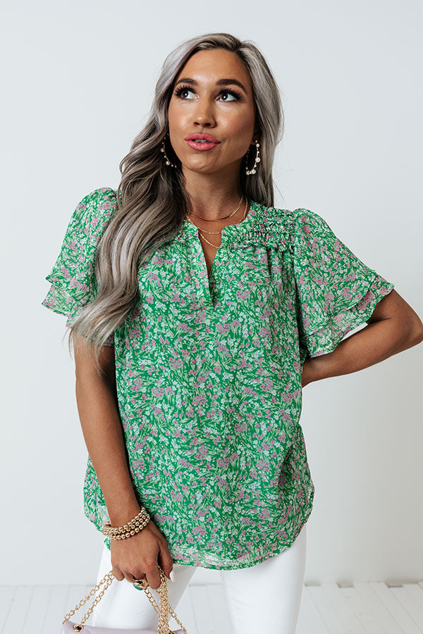 Garden Villa Shift Top Image - 1