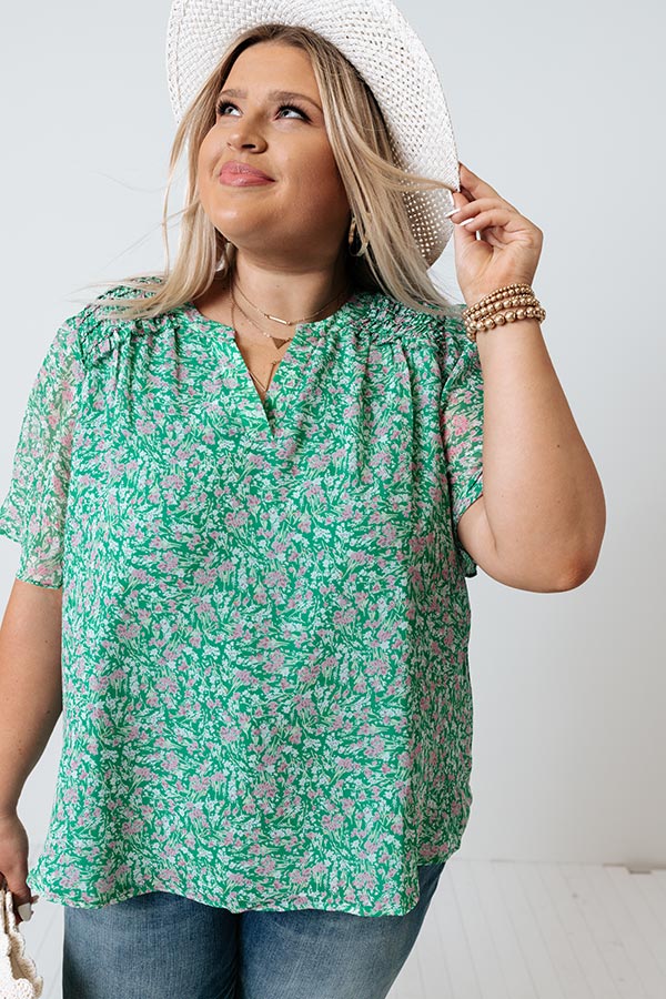 Garden Villa Shift Top  Curves Image - 2