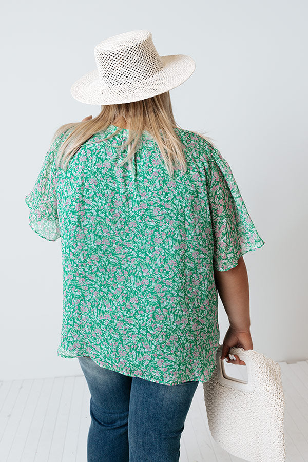 Garden Villa Shift Top  Curves Image - 5