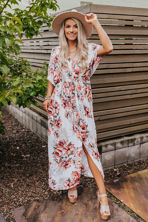 Every Second Counts Floral Maxi Dress Image - 1