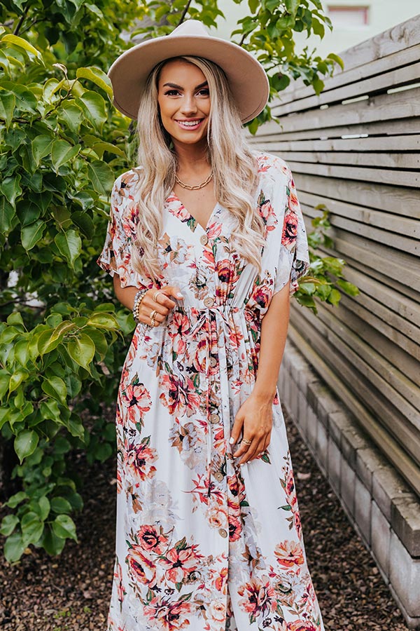 Every Second Counts Floral Maxi Dress Image - 2
