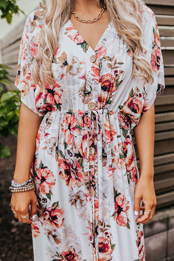 Every Second Counts Floral Maxi Dress Image - 3