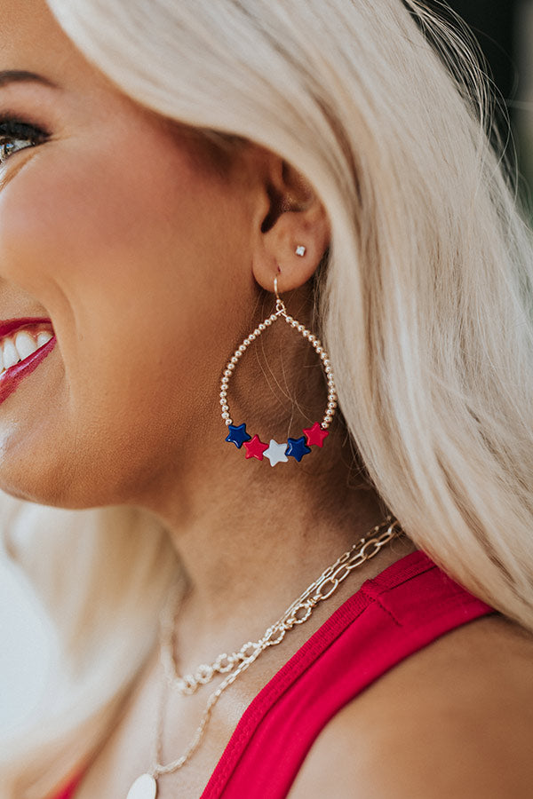 Americana Kisses Earrings Image - 2