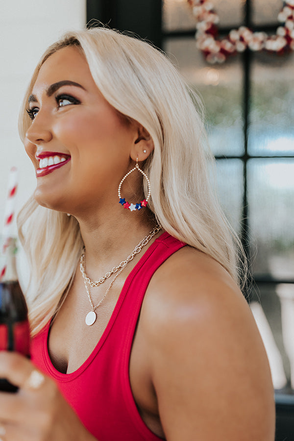 Americana Kisses Earrings Image - 1