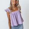 Floral Punch Shift Tank In Lavender Image - 1