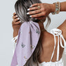 Sandy In Seychelles Scrunchie In Lavender Image - 1