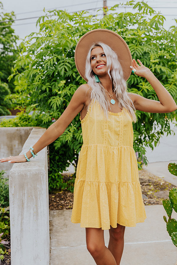 Pura Vida Pretty Dress In Primrose Yellow Image - 4