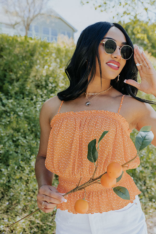 Panorama Views Tank In Orange Image - 5