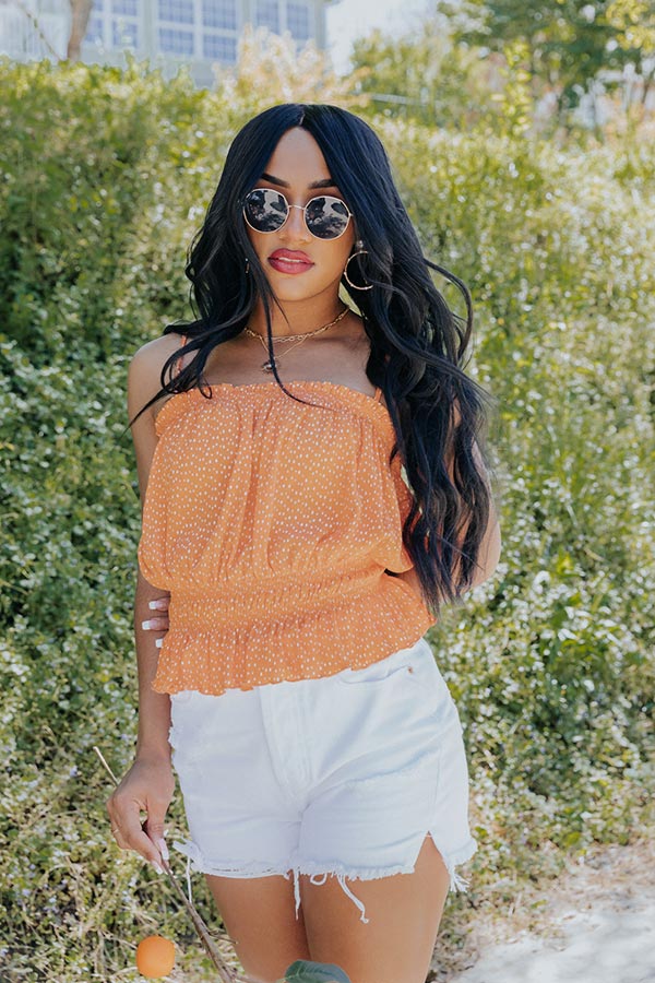 Panorama Views Tank In Orange Image - 4