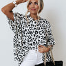 Bring On The Sunshine Leopard Shift Tunic In White Image - 1