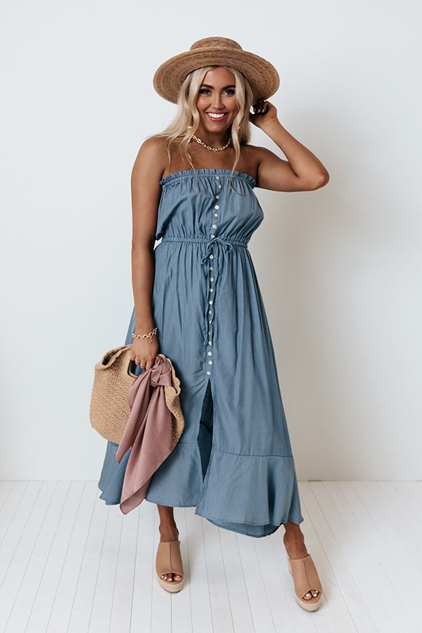 Southern Style Midi In Airy Blue Image - 3