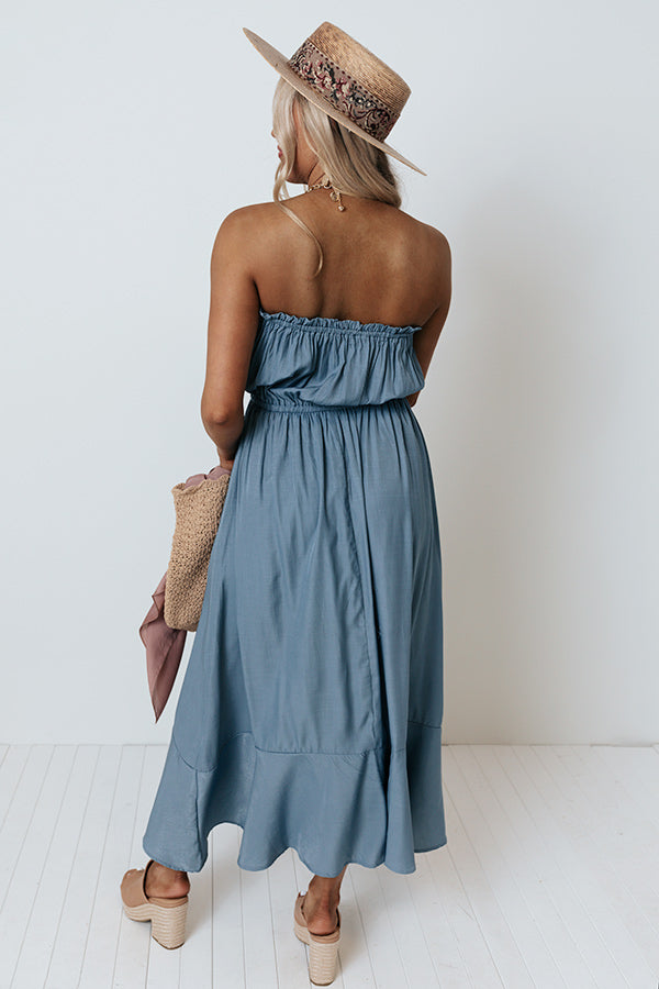 Southern Style Midi In Airy Blue Image - 5