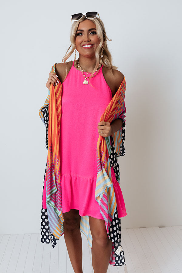 Snow Cone Summer Stripe Overlay Image - 1