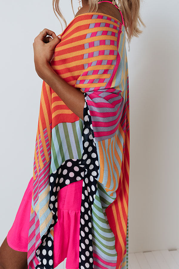 Snow Cone Summer Stripe Overlay Image - 3