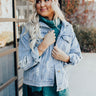The Percy Distressed Denim Jacket Image - 1