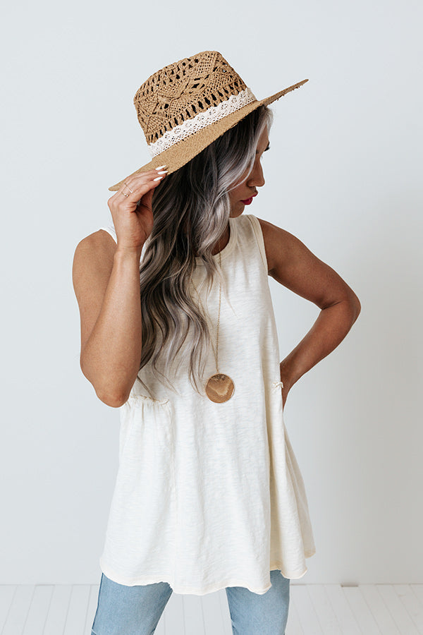 Sweet Notion Shift Top In Cream Image - 3