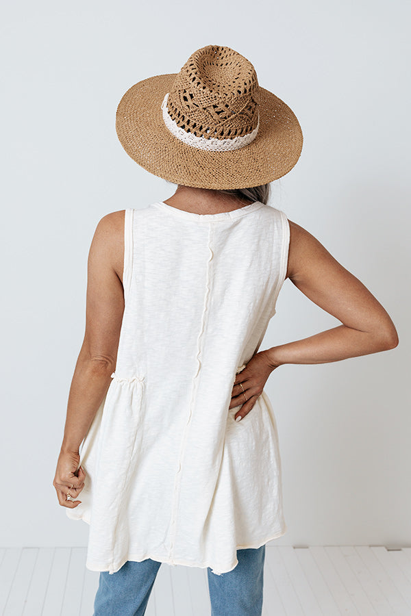 Sweet Notion Shift Top In Cream Image - 4