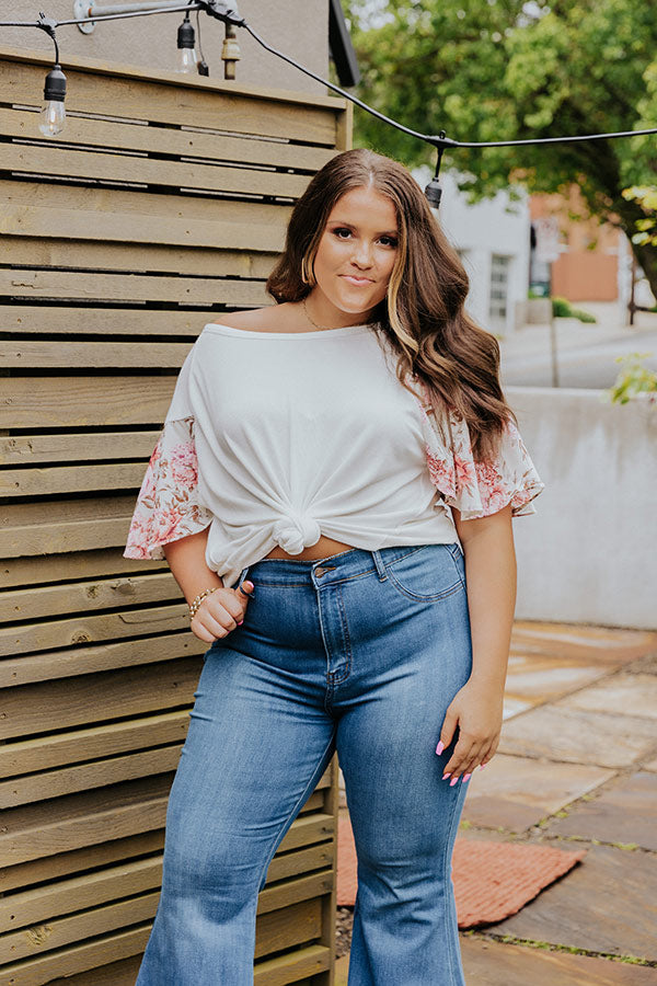 Day Glow Shift Top Curves Image - 1