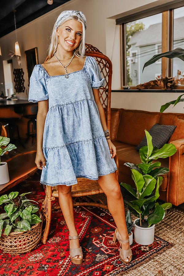 Summer To Remember Chambray Dress Image - 2