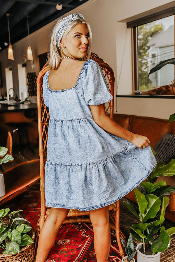 Summer To Remember Chambray Dress Image - 4