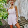 Pretty Miracles Leopard Romper in Blush Image - 1