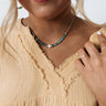 Kendra Scott Lila Gold Strand Necklace in Matte Sea Green Mix Image - 1