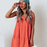 Sunning In Style Shift Dress in Coral Image - 1