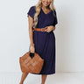 Weekend Pick Me Up Midi In Navy Image - 1