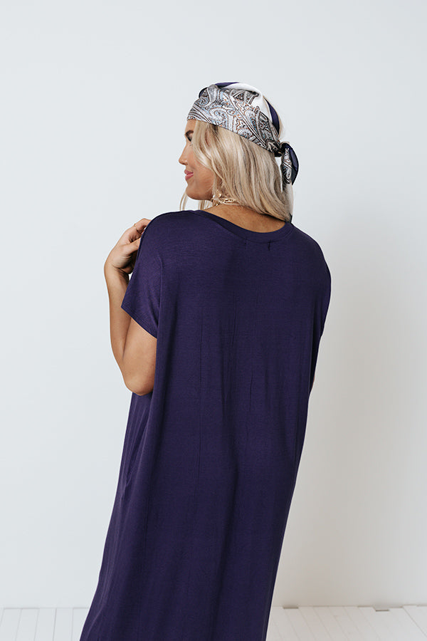 Weekend Pick Me Up Midi In Navy Image - 5