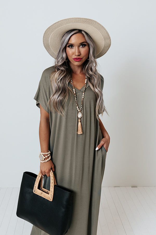 Weekend Pick Me Up Midi In Sage Image - 2
