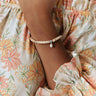 Kendra Scott Lila Vintage Silver Stretch Bracelet In Silver Natural Image - 1
