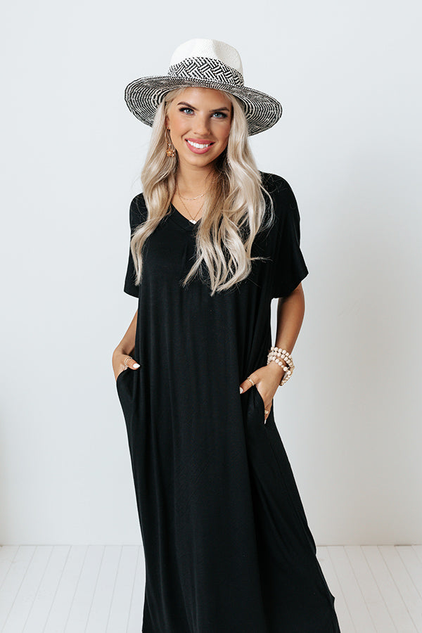 Weekend Pick Me Up Midi In Black Image - 3