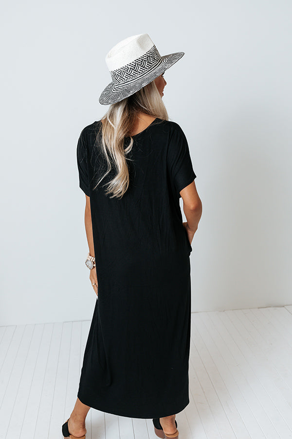Weekend Pick Me Up Midi In Black Image - 4