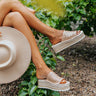 The August Faux Leather Espadrille Image - 1