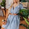 Right Where You Are Denim Dress Image - 1