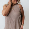 Open Highway Shift Tank In Warm Taupe Curves Image - 1