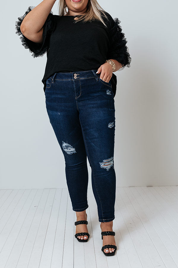 The Crescent Midrise Ankle Skinny Curves Image - 1