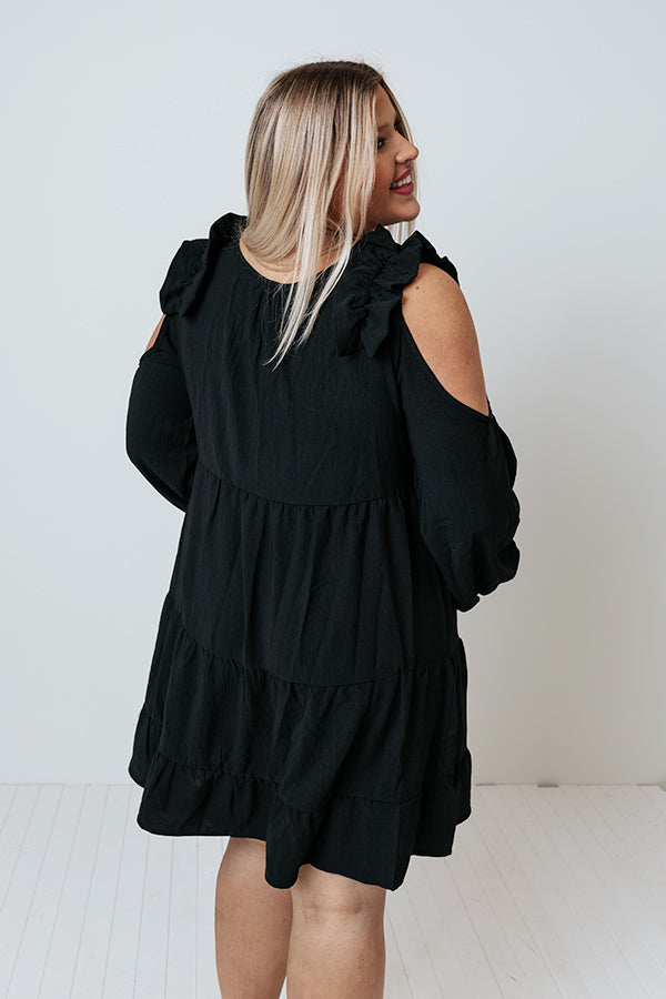 Nashville Sights Shift Dress In Black Curves Image - 4