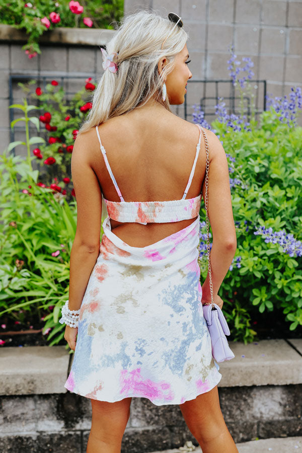 Cali Twist Tie Dye Dress Image - 4