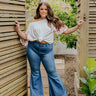 The Garth High Waist Flares Curves Image - 1