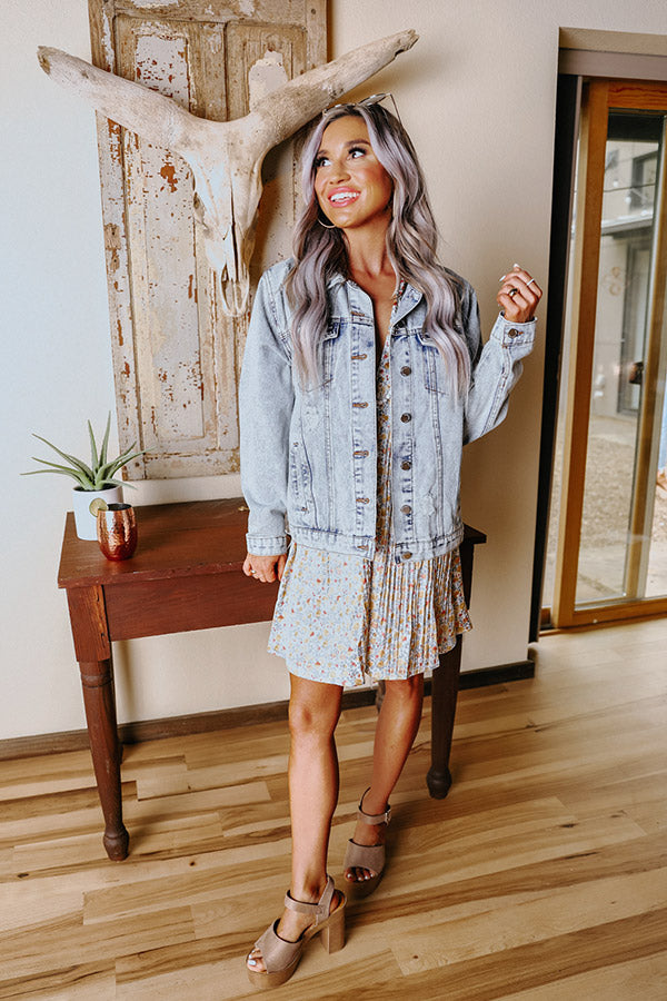 Friendly Exchange Floral Babydoll Dress Image - 4