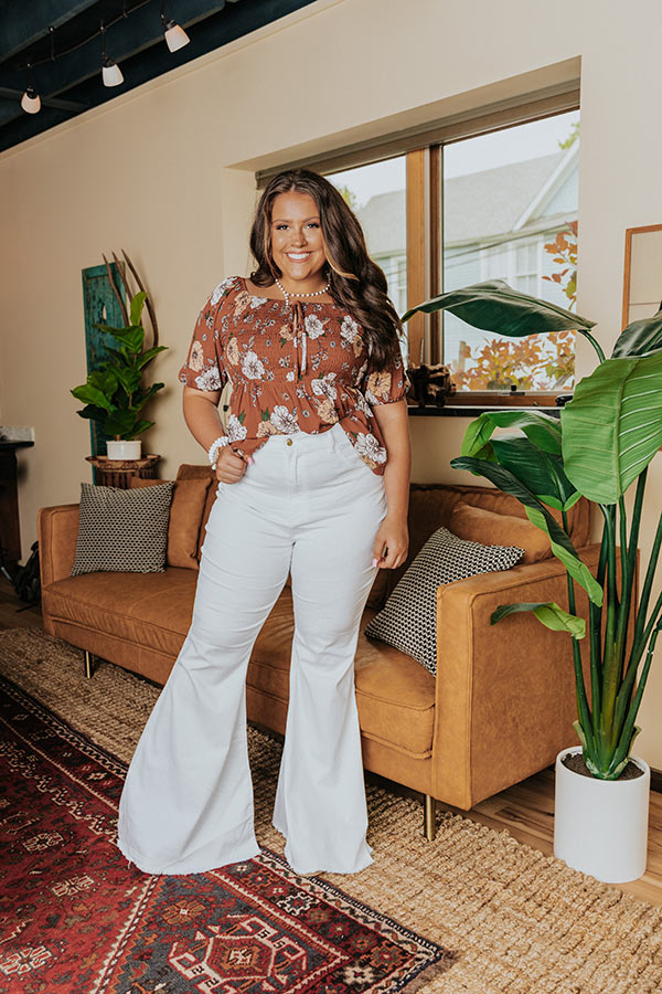 The Doe High Waist Flares Curves Image - 1