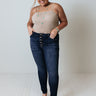 KanCan The Christen High Waist Button Up Skinny Jean Curves Image - 1