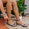 The Contessa Studded Sandal In Black Image - 1